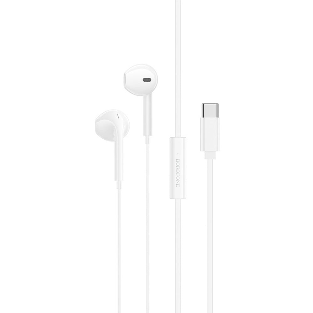 Handsfree USB-C Borofone BM99 Star, Biały