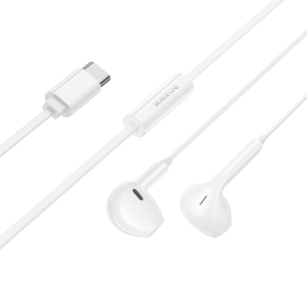 Handsfree USB-C Borofone BM99 Star, Biały