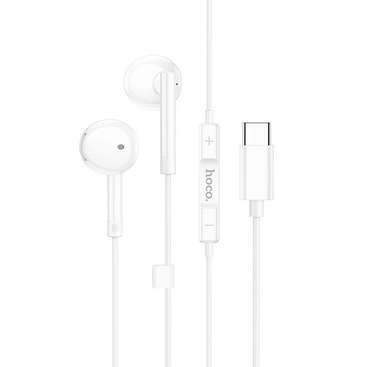 Handsfree USB-C HOCO M95, Biały