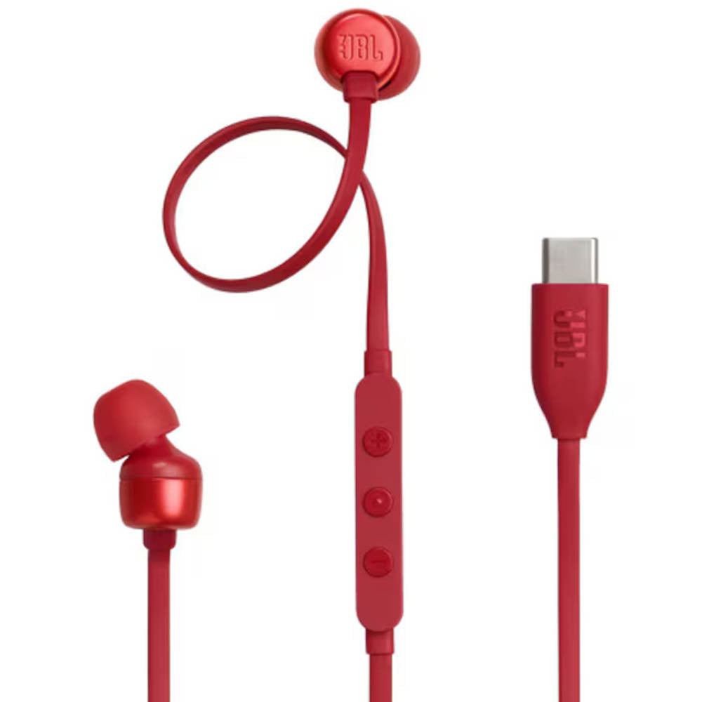 Handsfree USB-C JBL Tune 310C, Czerwony JBLT310CRED