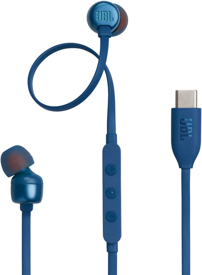 Handsfree USB-C JBL Tune 310C, Blue JBLT310CBLU