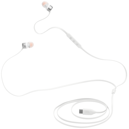 Zestaw słuchawkowy USB-C JBL Tune 310C, biały JBLT310CWHT