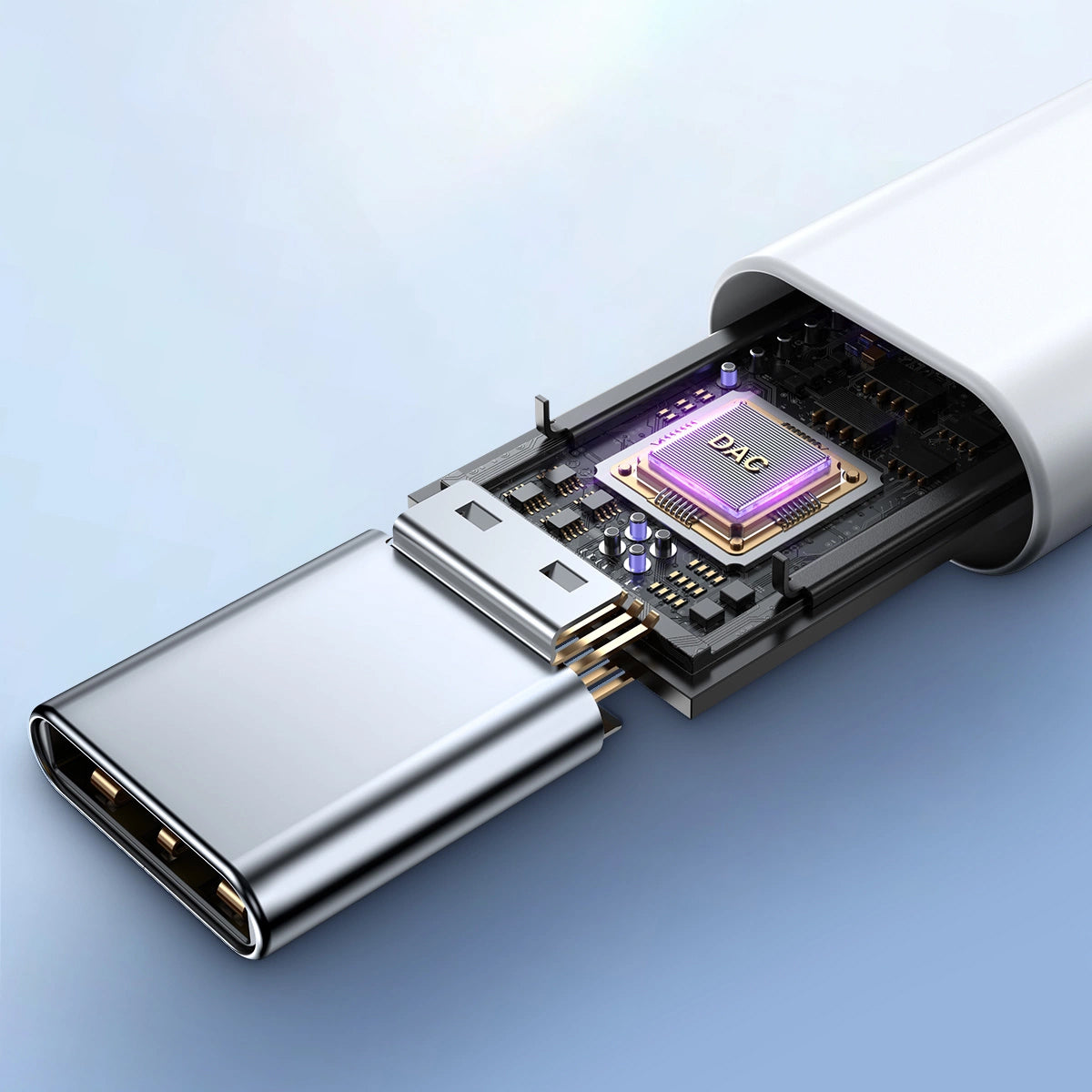 Handsfree USB-C Joyroom JR-EC05, Biały