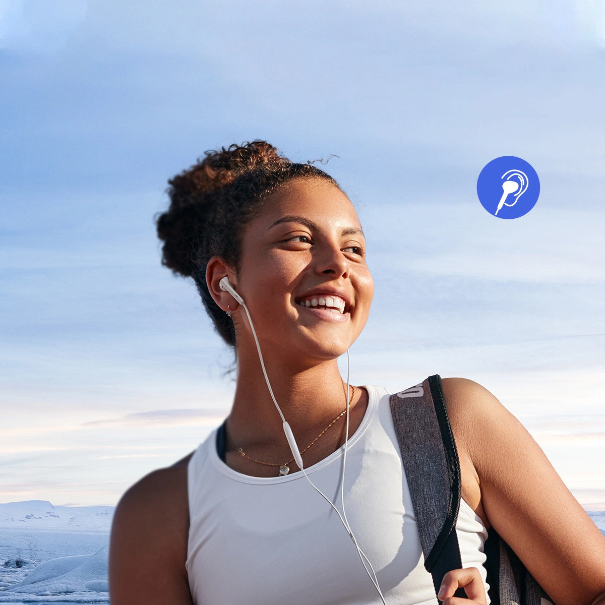 Handsfree USB-C Joyroom JR-EC05, Biały