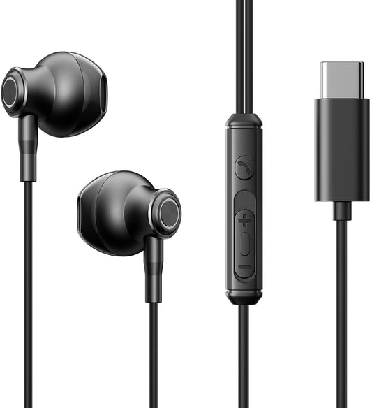 Handsfree USB-C Joyroom JR-EC07, Czarny