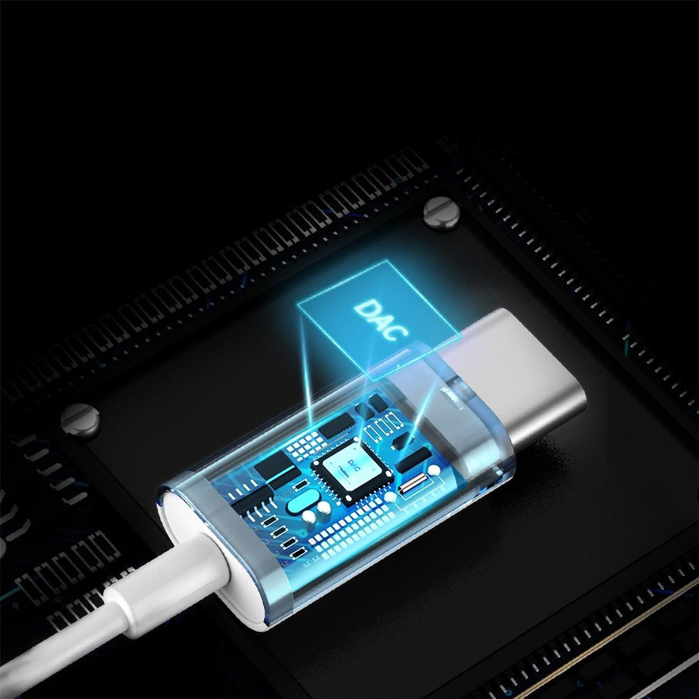 Handsfree USB-C McDodo HP-7500, 1.2m, Biały