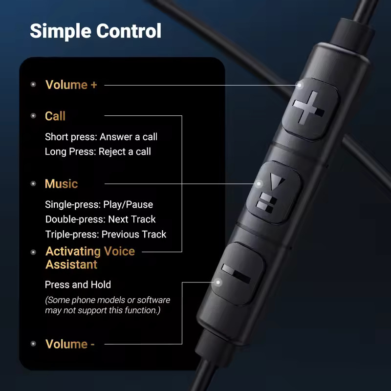 Handsfree USB-C UGREEN EP105, Czarny