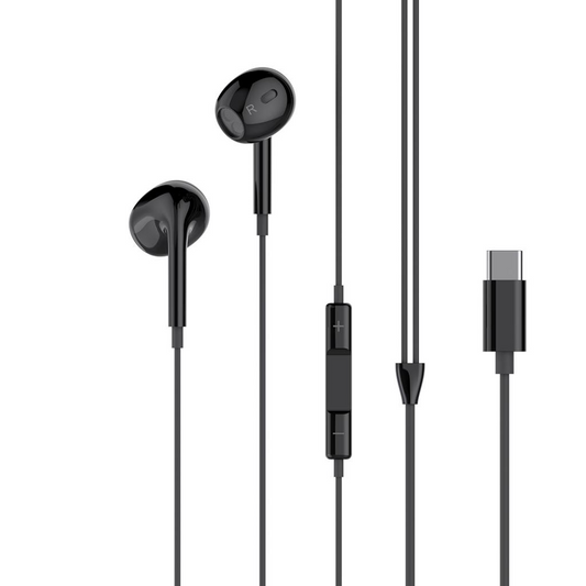 Zestaw słuchawkowy USB-C XO Design EP74, Czarny
