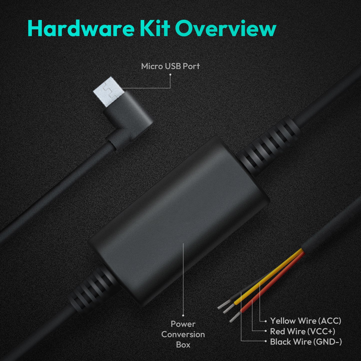 Hardwire Botslab dla HK30 Pro / G300H / G980H 