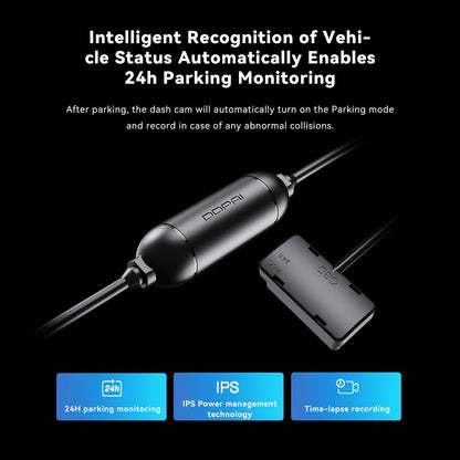 Hardwire OBD DDPAI DC001 dla kamer E3 / Mini5 / N1 Dual / N3 / N3 Pro / N5 Dual / Z40 / Z50