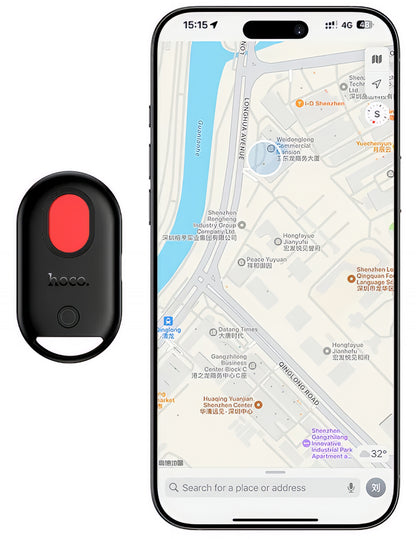 HOCO SmartTag E95 3w1 dla serii iOS, Czarny