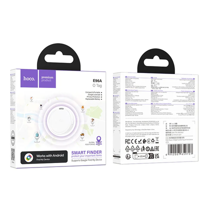 HOCO SmartTag E96A dla serii Android, Biały