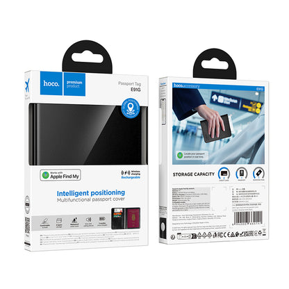 HOCO SmartTag Passport E91G dla serii iOS, czarny