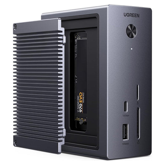 Wielofunkcyjny Hub UGREEN CM923 (55735), 10w1, Szary