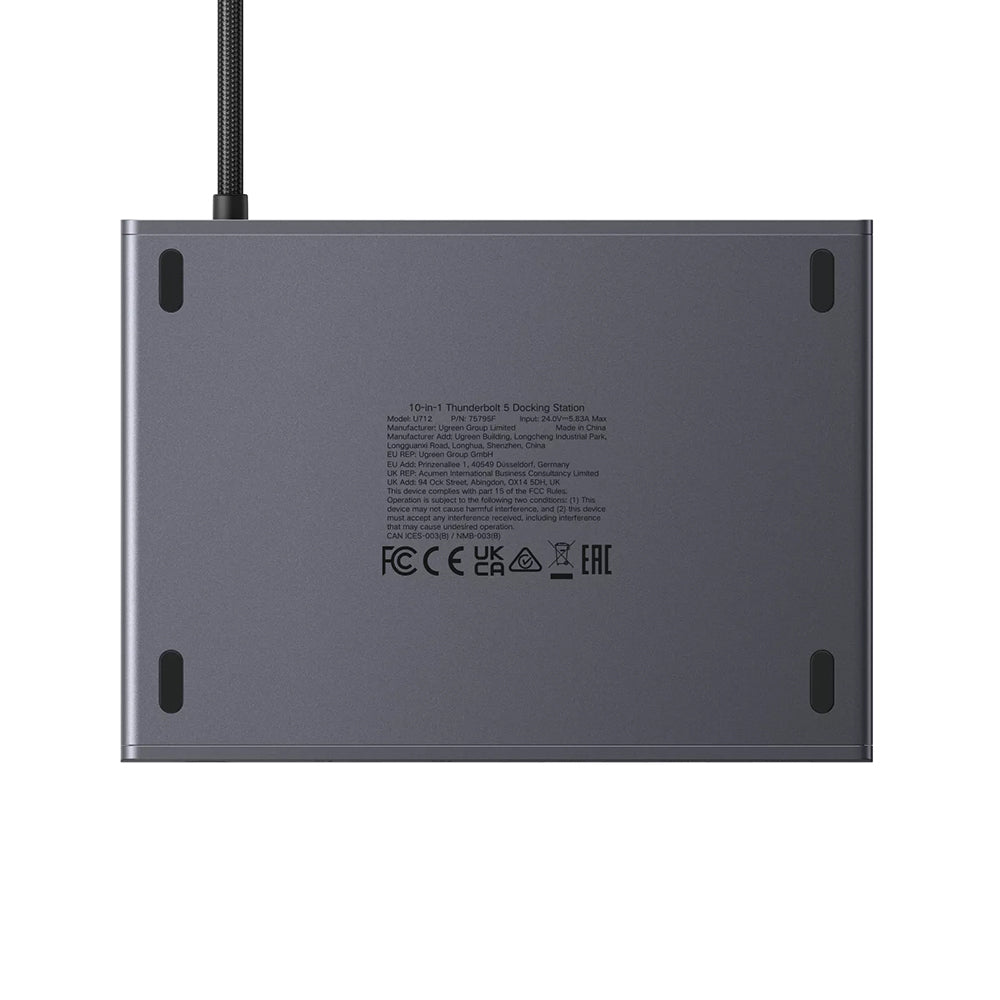 Hub Thunderbolt UGREEN U712, 10w1, Szary