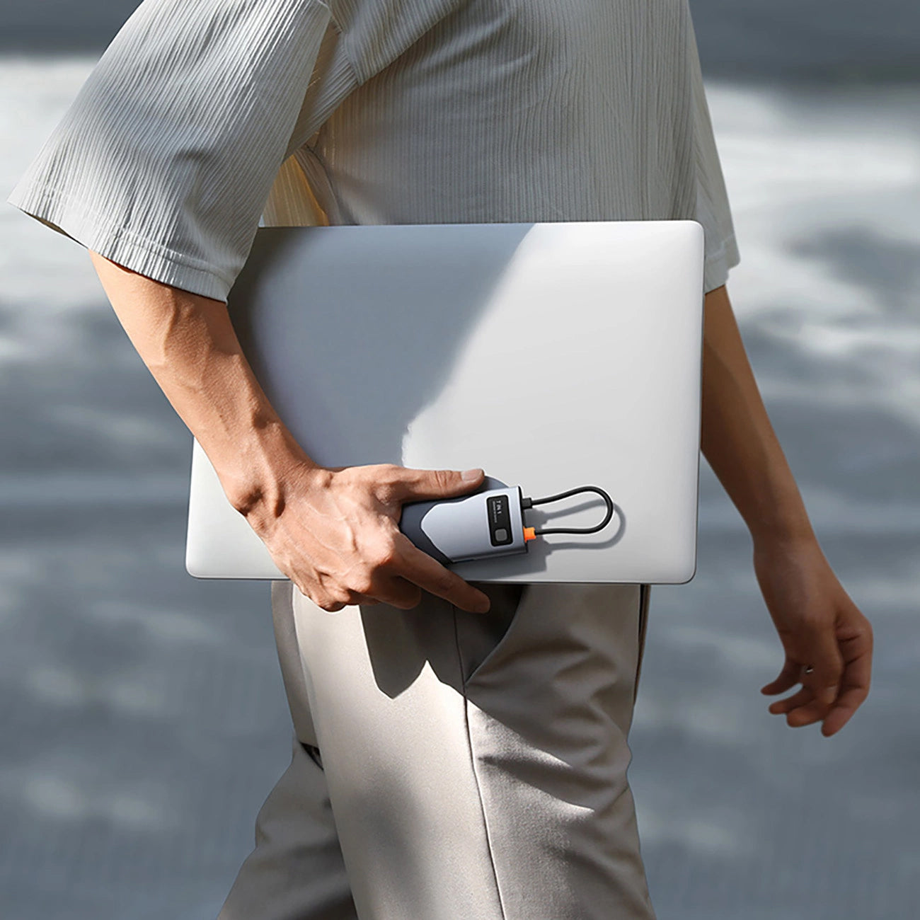 Hub USB-C Baseus Metal Gleam, 3 x USB-A 3.0 - 1 x USB-C - 1 x HDMI - 1 x SD - 1 x microSD, Szary B00030708811-01