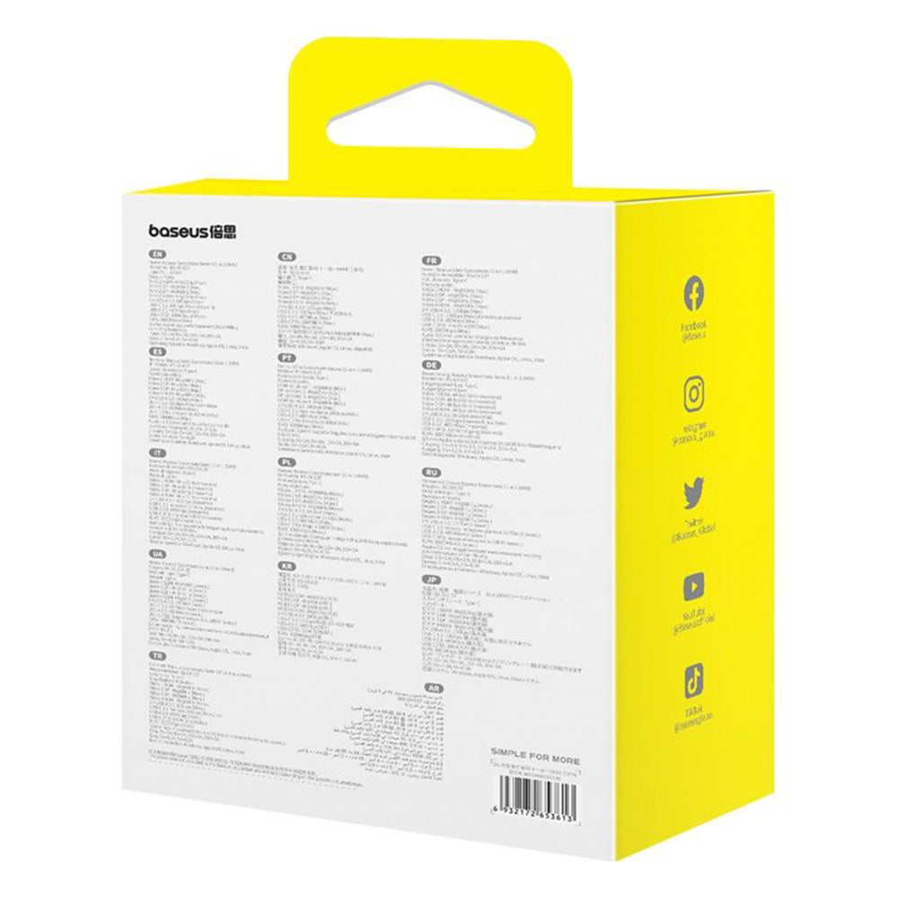 Hub USB-C Baseus SpaceMate, 11in1, Szary B00568101813-00