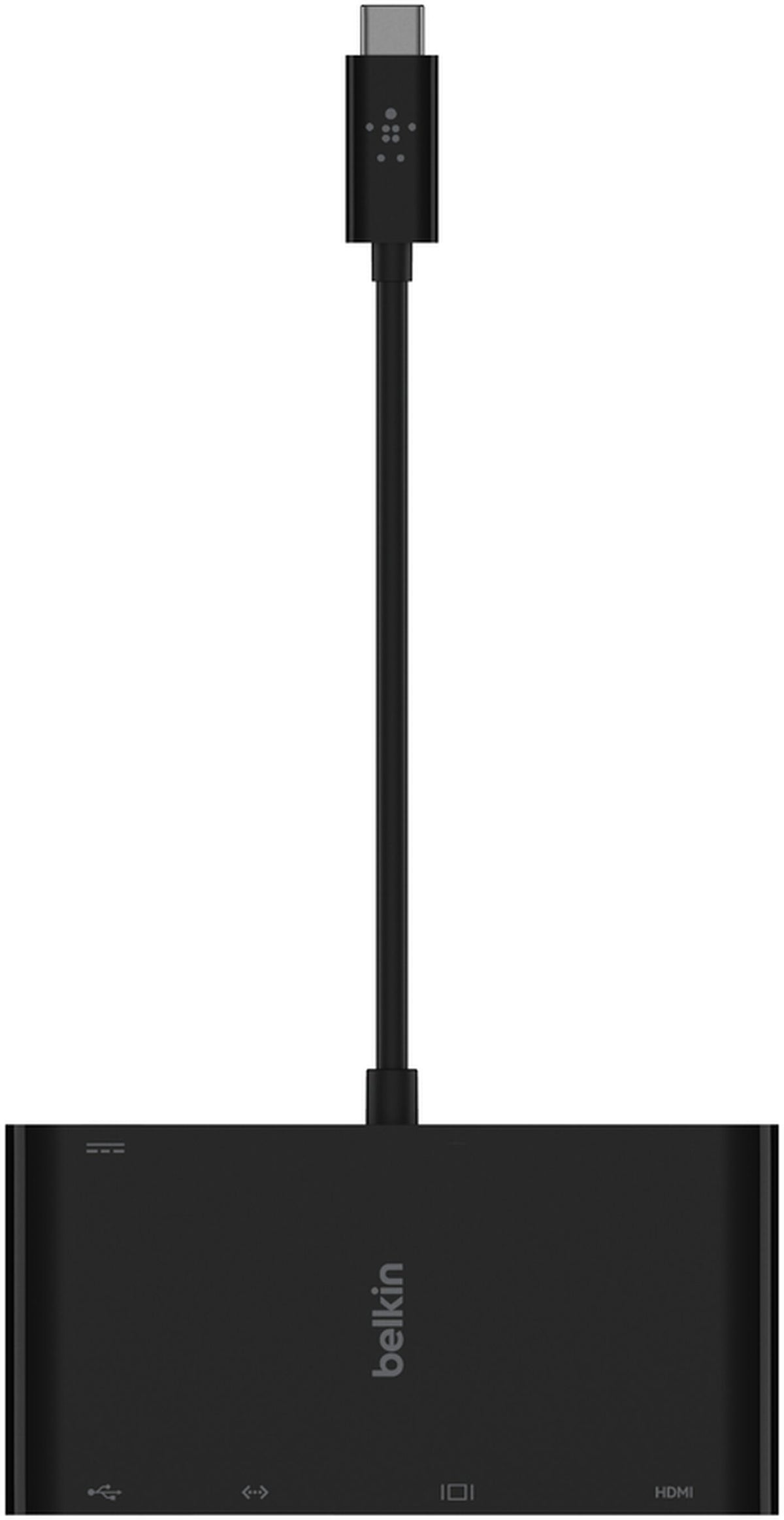 Hub USB-C Belkin Connect, 1 x USB-A 3.0 - 1 x USB-C - 1 x HDMI - 1 x VGA - 1 x RJ45, Czarny AVC004btBK