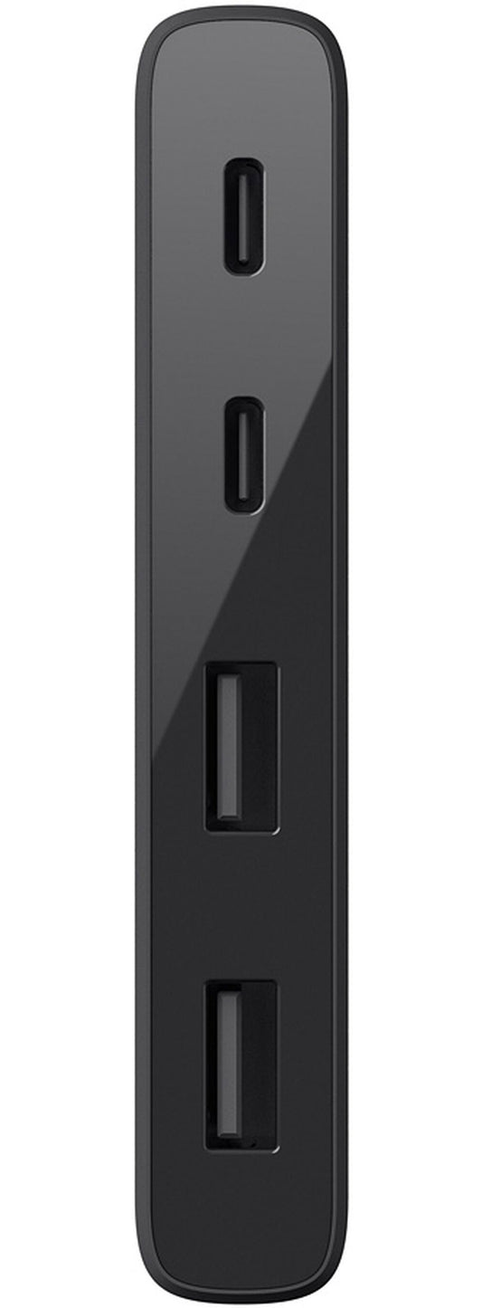 Belkin Mini USB-C Hub, 2 x USB-A 3.1 - 2 x USB-C, Black F4U090btBLK