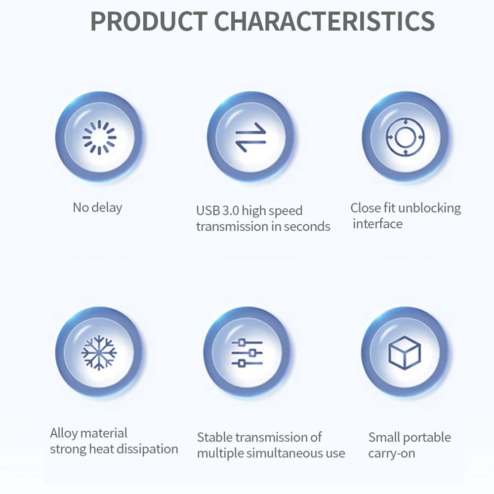 Hub USB-C Techsuit H12 ZenithDock, 4w1, Szary