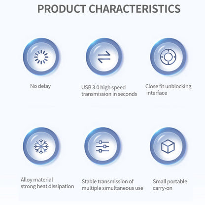 Hub USB-C Techsuit H12 ZenithDock, 4w1, Szary
