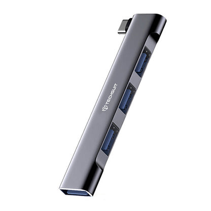 Hub USB-C Techsuit H13 ZenithDock, 4w1, Szary