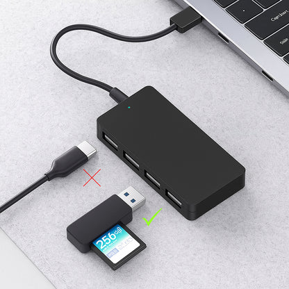Hub USB-C Techsuit H16 QuantumNode, 4w1, Czarny