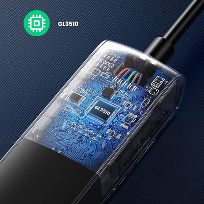 Hub USB-C UGREEN CM416 (10916), 4 x USB-A 3.0, Czarny