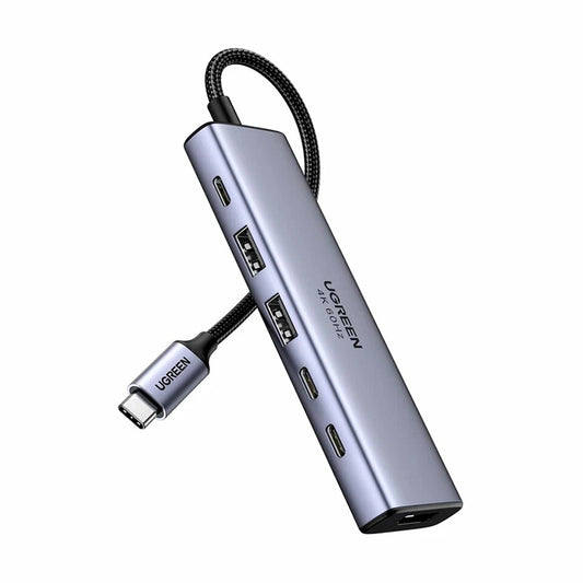 Hub USB-C UGREEN CM511 (35999), 2 x USB-A 3.2 - 3 x USB-C - 1 x HDMI, Szary