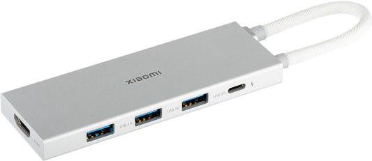 Hub USB-C Xiaomi, 3 x USB-A 3.0 - 1 x USB-C - 1 x HDMI, Biały BHR8804GL