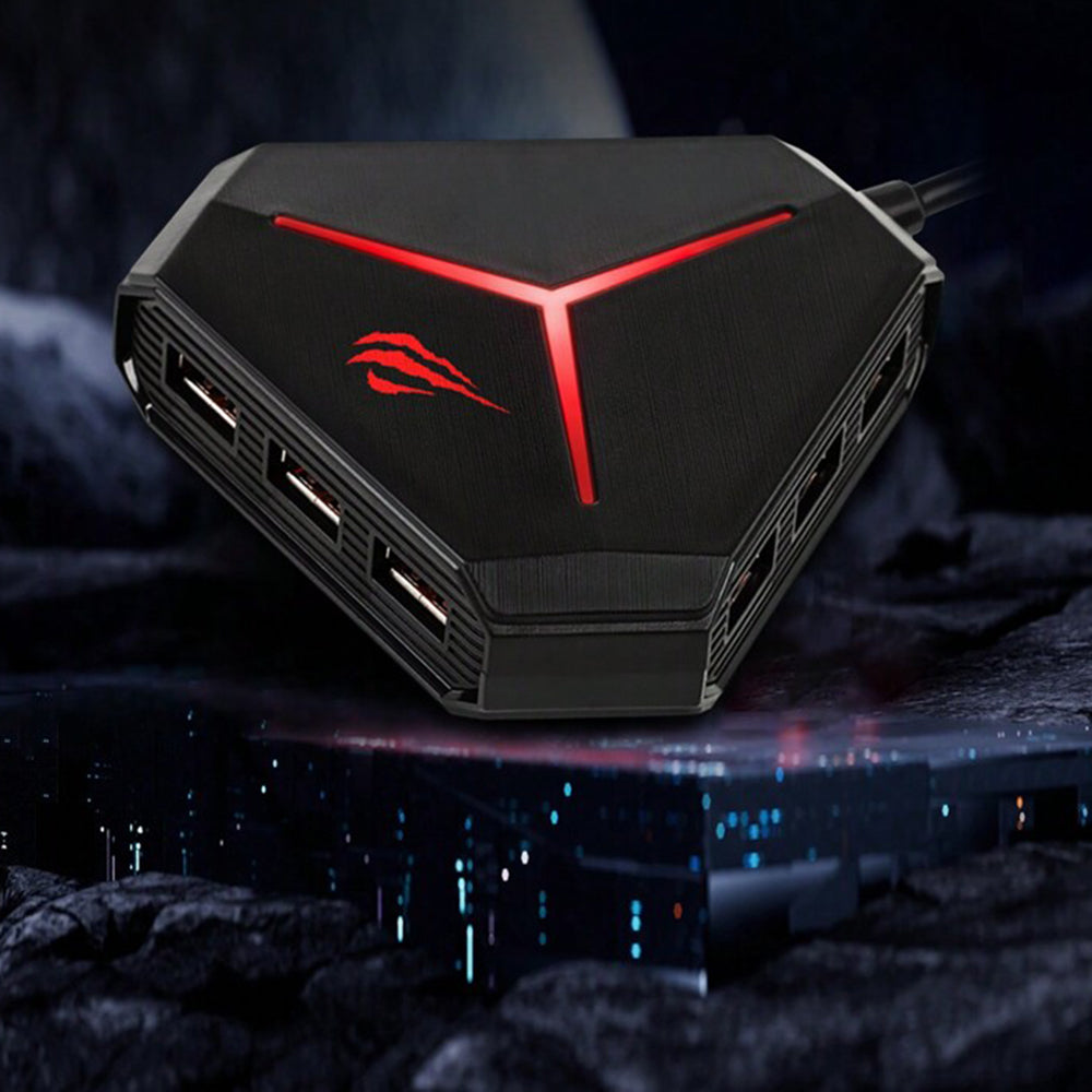 Hub USB HAVIT H95, 10w1, Czarny