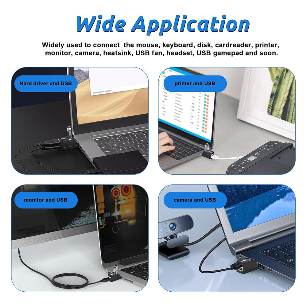 Hub USB Techsuit H11 EchoLink, 3w1, Czarny