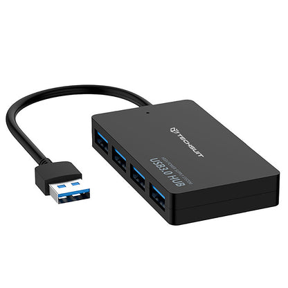 Hub USB Techsuit H15 QuantumNode, 4w1, Czarny