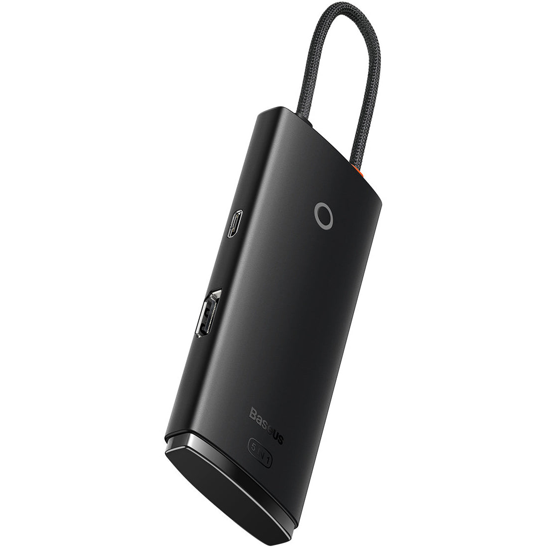 Hub USB-C Baseus Lite, 3 x USB-A 3.0 - USB-C - HDMI, Czarny WKQX040001