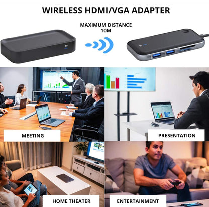 Koncentrator USB-C SiGN, 1 x USB-C - 1 x HDMI - 1 x VGA - 1 x Jack 3,5 mm, czarny SN-TVBT01 SN-TVBT01