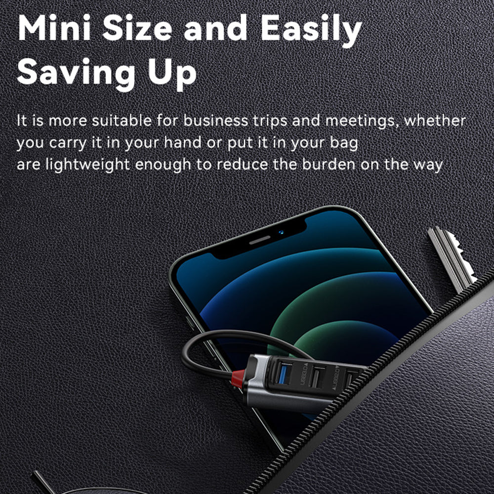 Hub USB / USB-C Yesido HB21, 5w1, Szary