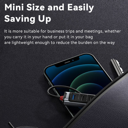 Hub USB / USB-C Yesido HB21, 5w1, Szary