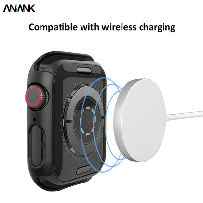 Etui Anank Screen Guard do Apple Watch Series 7 41mm, czarne