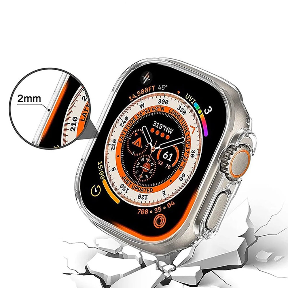 Etui Anank Screen Guard do Apple Watch Series 7 41mm, czarne