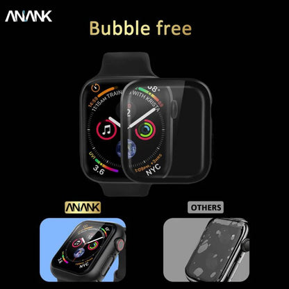Etui Anank Screen Guard do Apple Watch Series 7 41mm, czarne