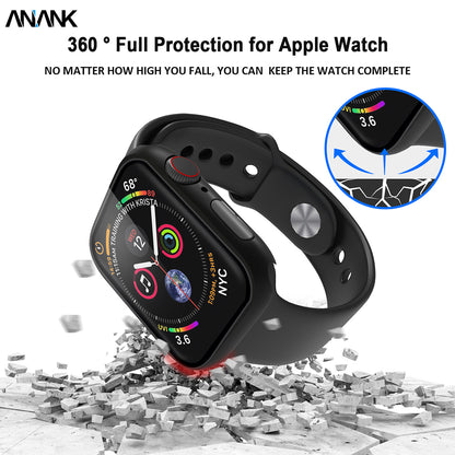 Etui Anank Screen Guard do Apple Watch Series 7 41mm, czarne