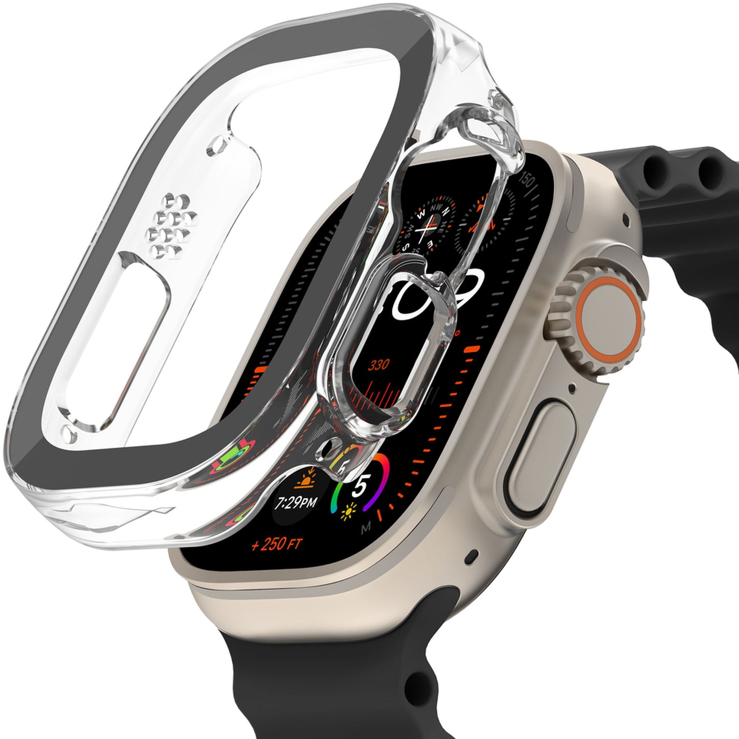 Etui Belkin ScreenForce TemperedCurve do Apple Watch Ultra Series, przezroczyste OWA001zzCL