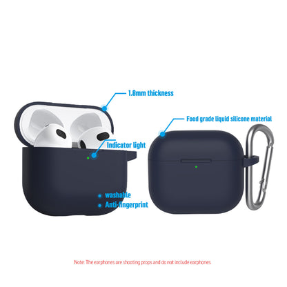 Etui Blueo Liquid do Apple AirPods 3, Granatowe