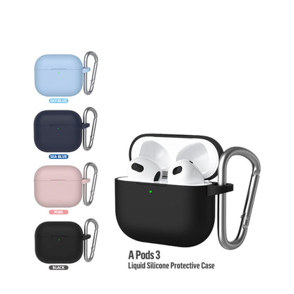 Etui Blueo Liquid do Apple AirPods 3, Granatowe