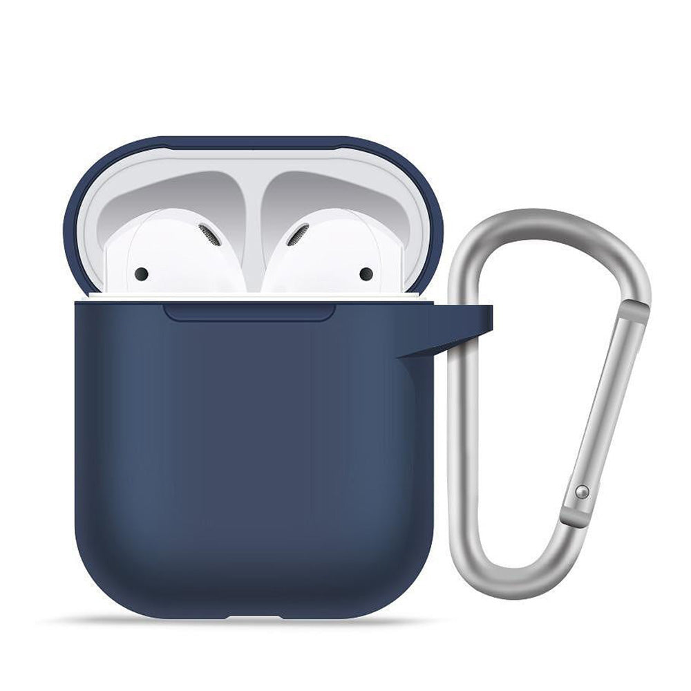 Etui Blueo Liquid do Apple AirPods Gen 1, Granatowe