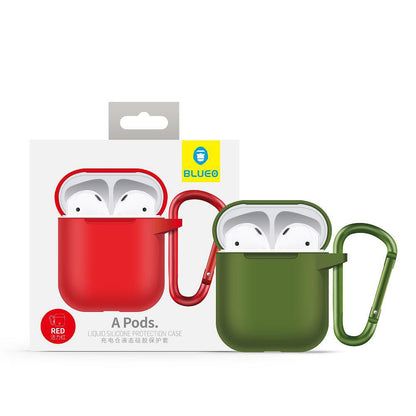 Etui Blueo Liquid do Apple AirPods Gen 1, Granatowe