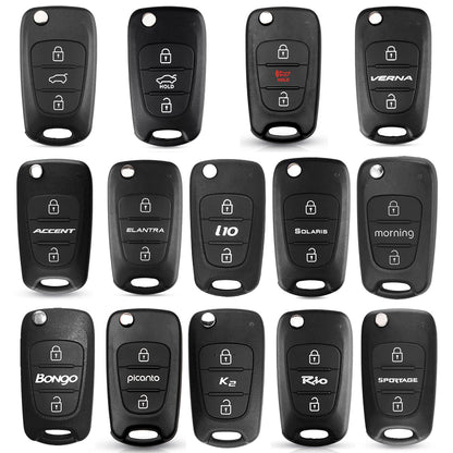 Etui na klucze samochodowe Techsuit 2003.04 do Hyundai Elantra / Kia Picanto, czarne