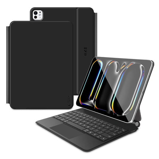 Etui z klawiaturą dla Apple iPad Pro 11 (2025) / (2024), Tech-Protect, SmartCase Magnetic, Czarne