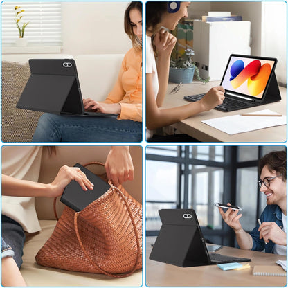 Etui z klawiaturą dla Xiaomi Poco Pad M1 / Redmi Pad 2 Pro, Tech-Protect, SC PEN, Czarne