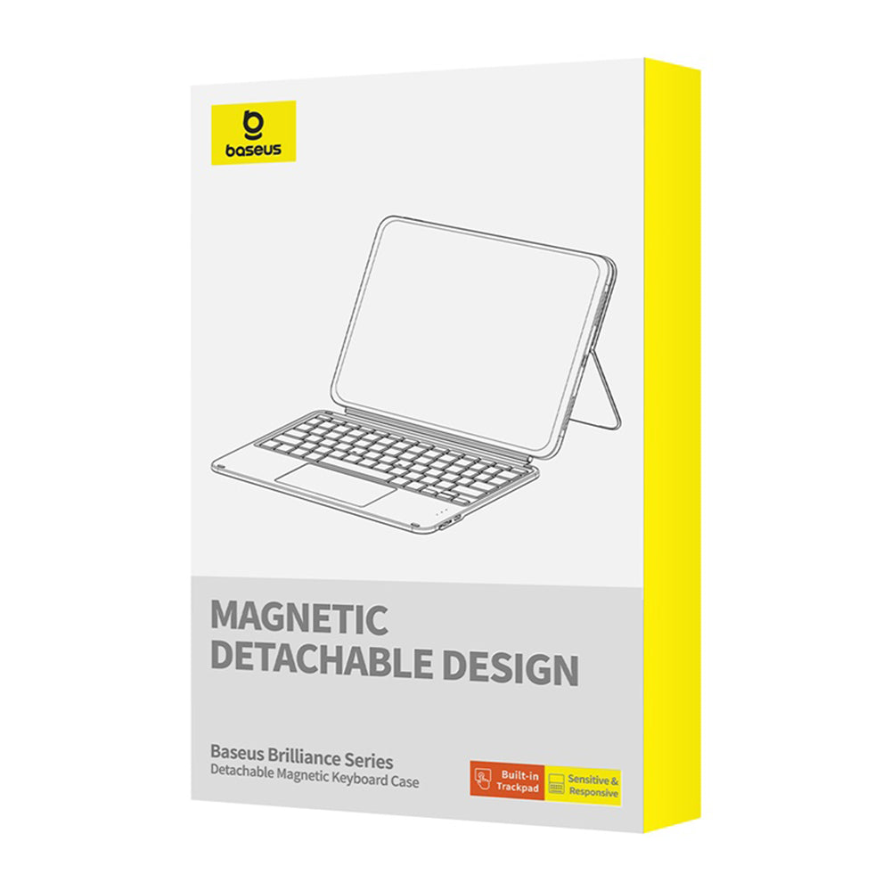 Etui z Klawiaturą dla Apple iPad (2022), Baseus, Brilliance, Czarne